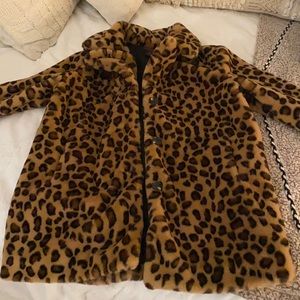 Cheetah Teddy Coat